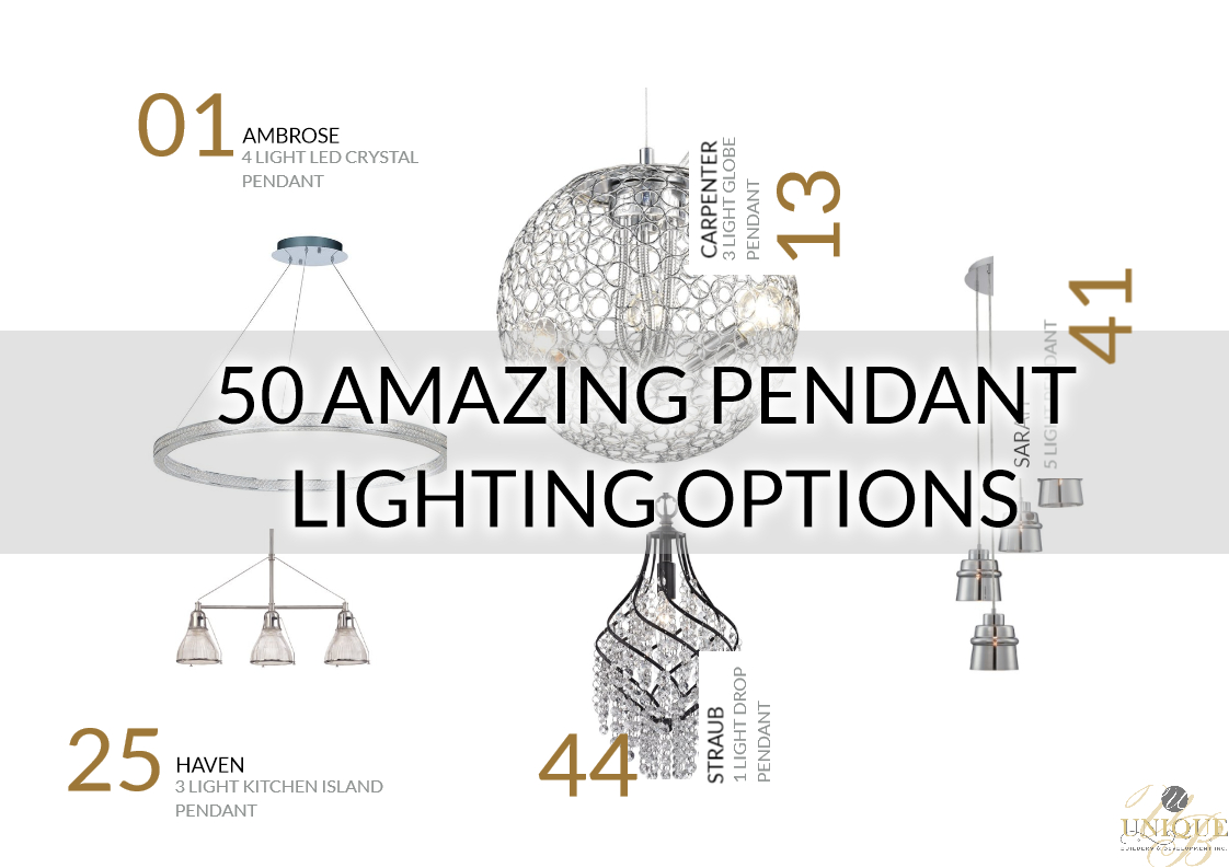 pendant light options